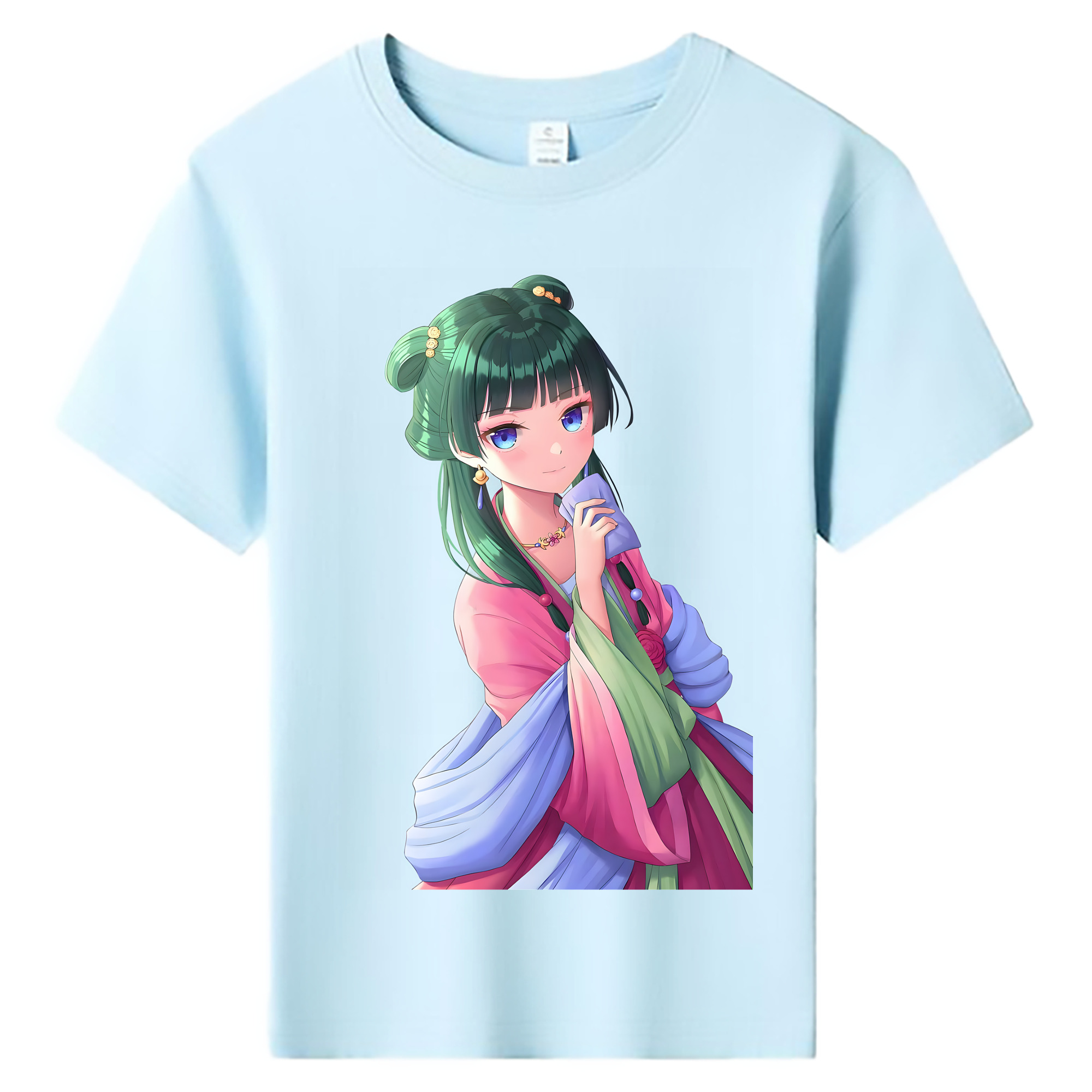 （画像用） 薬屋のひとりごと The Apothecary Diaries 綿100％キッズTシャツ（フロントプリント）